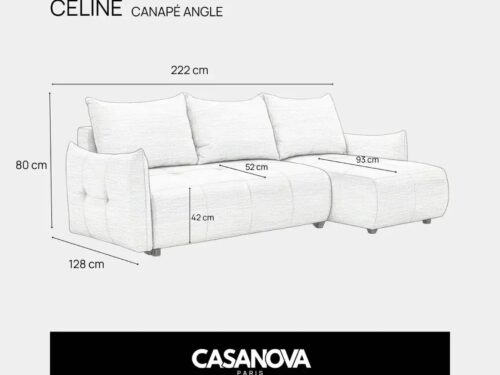 Canapé Céline Angle Casanova Paris : l&rsquo;analyse pour les petits salons en lin beige