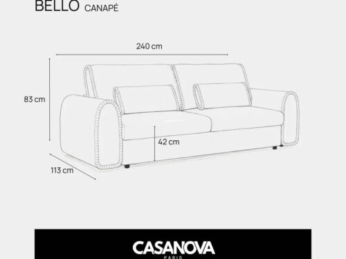 Canapé Bello Casanova Paris : usage quotidien et entretien passés au crible