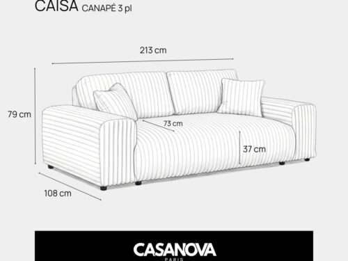 Canapé Caisa Casanova Paris : l&rsquo;avis honnête pour les petits salons