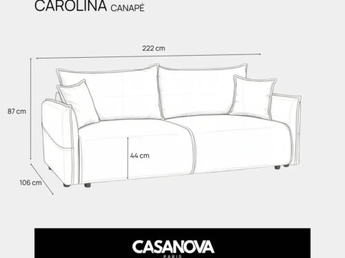 Canapé Carolina Casanova Paris : le lin convertible vaut-il son prix ?
