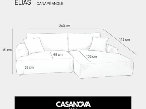 Canapé Elias Casanova Paris : tient-il vraiment dans 240 cm ? Canapé Elias Casanova Paris : tient-il vraiment dans 240 cm ?
