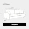 Canapé Lumie Casanova Paris : ce convertible beige tient-il vraiment ses promesses ? - Canapé Beige