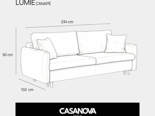 Canapé Lumie Casanova Paris : ce convertible beige tient-il vraiment ses promesses ?