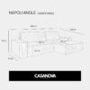 Canapé Napoli Angle Casanova Paris : le bon choix pour les familles en quête de couchage ? - Canapé Angle Réversible