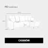 Canapé Rio Angle Casanova Paris : l&rsquo;angle idéal pour moins de 850 €, analyse honnête - Canapé Beige