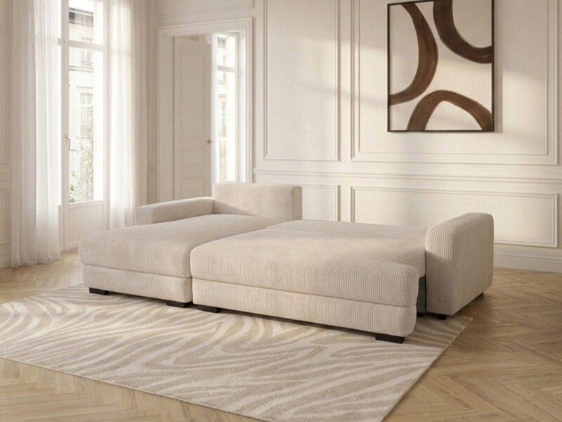 Canapé Campi Bobochic : test d&rsquo;un angle à coffre de 237 cm pour petit salon - Canapé Bobochic
