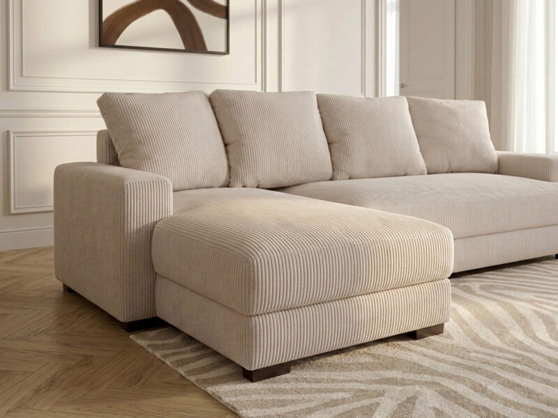 Canapé Campi Bobochic : test d&rsquo;un angle à coffre de 237 cm pour petit salon - Canapé Bobochic