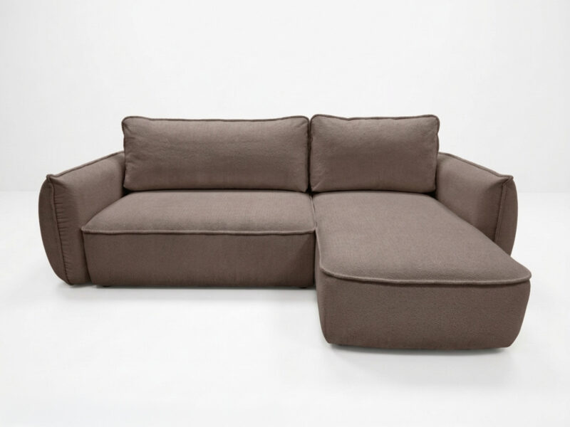 Canapé Esmee Bobochic : test d&rsquo;un convertible d&rsquo;angle avec coffre pour petit salon - Canapé Bobochic