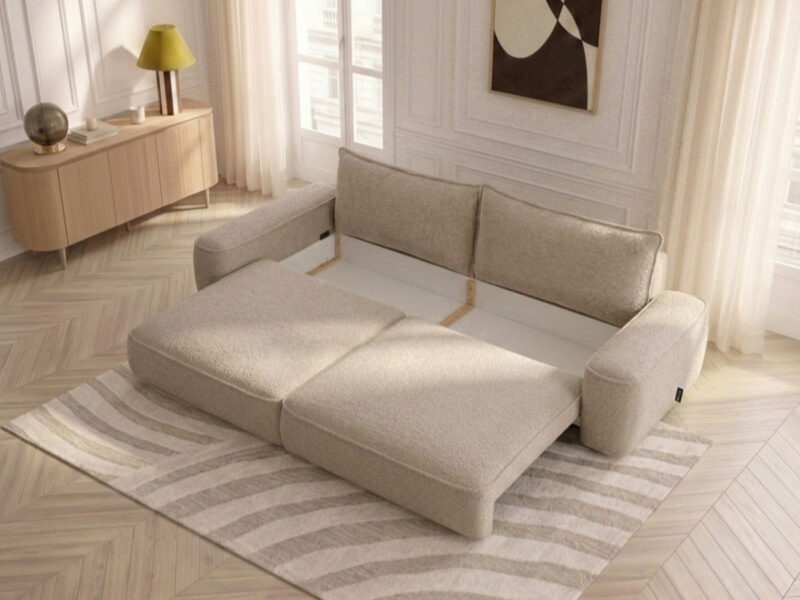 Canapé Honoré Bobochic : avis sur un 3 places convertible, le couchage suffit-il ? - Canapé Bobochic
