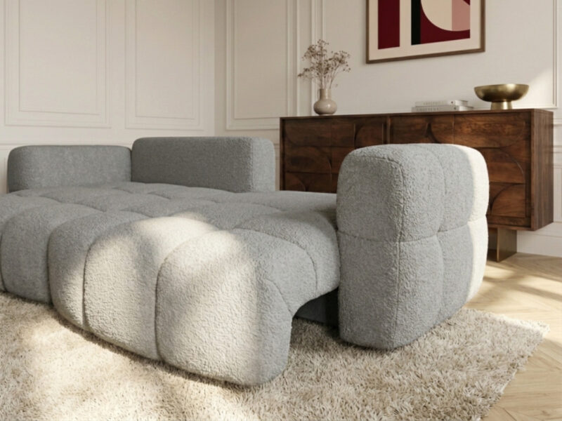 Canapé Madison Bobochic : test d&rsquo;un angle de 250 x 162 cm, il passe dans quel salon ? - Canapé Bobochic