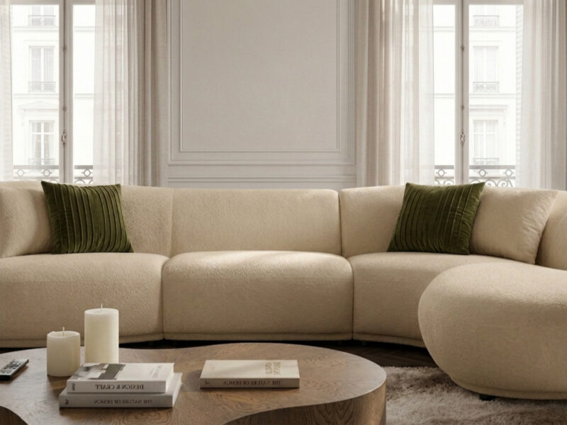 Canapé Nora Bobochic : test d&rsquo;un angle de 312 x 258 cm, la pièce suit-elle ? - Canapé Bobochic