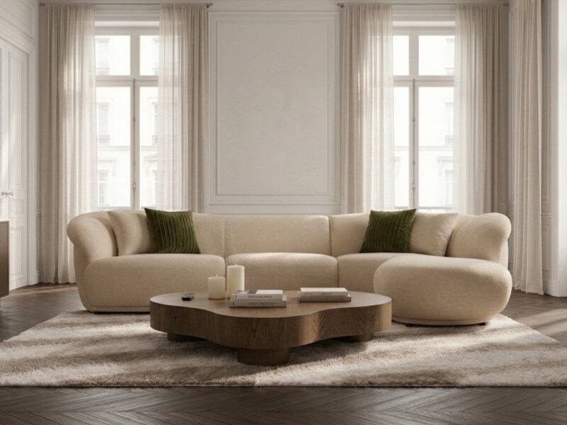 Canapé Nora Bobochic : test d&rsquo;un angle de 312 x 258 cm, la pièce suit-elle ? - Canapé Bobochic