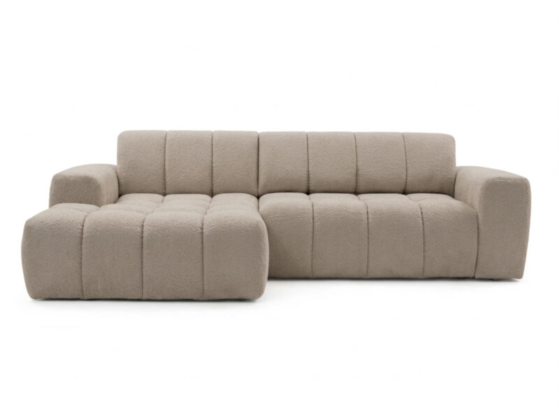 Canapé Theo Bobochic : analyse d&rsquo;une chenille taupe non déhoussable et de ses finitions - Canapé Bobochic